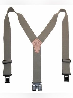 Perry Suspenders Men's Elastic 2 Inch Wide Hook End Suspenders